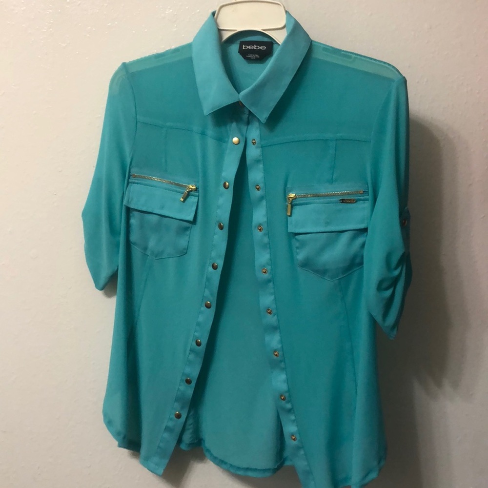 BeBe light blue Shirt